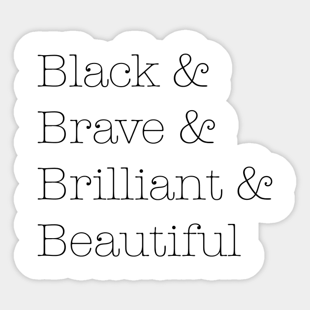 Black & Sticker by Colorism Healing